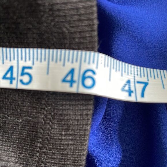 NWOT Chelsea28 Black Ribbed FITTED Midi Dress. Size Small - Picture 6 of 7